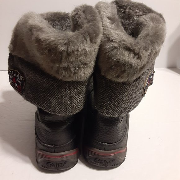 Pajar Canada Women's Black Winter Waterproof Boots Size 8 - Picture 6 of 10